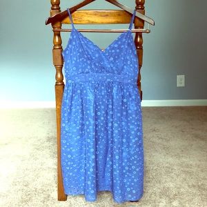 mac+jac blue polka dot summer dress